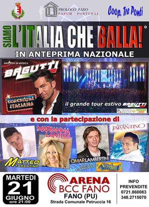 Grande evento: "Siamo l'Italia che balla!"